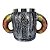 Caneca 3d Resina Caveira Chifre de Bode 450 mL - Imagem 4