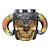 Caneca 3d Resina Caveira Chifre de Bode 450 mL - Imagem 1