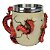 Caneca 3d Resina Caveira com Alça de Polvo  400 mL - Imagem 4