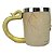 Caneca 3d Resina Caveira Alça de Cobra 400 mL - Imagem 4