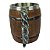 Caneca Barril Envelhecido Tonel 400 mL Medieval - Imagem 3