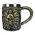 Caneca 3d Resina Flor Caveira 400 mL - Imagem 4
