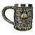 Caneca 3d Resina Flor Caveira 400 mL - Imagem 1