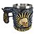 Caneca 3d Resina Caveira Alça Revolver Mexicano 450 mL - Imagem 1