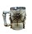 Caneca Caveira Surda 3D Colecionável Crânio Resina - Imagem 3