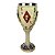 Cálice Medieval Taça Caveira Baralho - Imagem 1