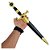 Adaga Rei Salomão Davi Medieval Preto e Dourado - Imagem 4