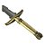 Adaga Loki Netflix Punhal Medieval c/Bainha de couro - Imagem 4