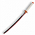 Espada Katana Kyojuro Rengoku Demon Slayer Lâmina Bambu - Imagem 2
