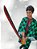Katana Kyojuro Rengoku Demon Slayer Lâmina Bambu Cosplay - Imagem 4