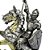 Estátua Cavaleiro Medieval com Lança e Escudo - Imagem 9