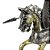 Estátua Guerreiro Medieval com Lança e Escudo em Resina - Imagem 4
