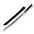 Espada Katana Amenoma Kageuta Genshin Impact Roxa Em Aço - Imagem 4