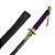 Espada Katana Amenoma Kageuta Genshin Impact Roxa Em Aço - Imagem 5