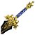 Espada Rei Llane World Of Warcraft Leão Dourado - Imagem 1