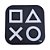 Luminária PlayStation Abajur de Mesa Ícones Preto - Imagem 1