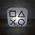 Luminária PlayStation Icones Branco - Imagem 3