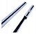 Katana Sasuke Uchiha Naruto Lâmina Bambu Cosplay - Imagem 1