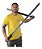 Katana Sasuke Uchiha Naruto Lâmina Bambu Cosplay - Imagem 2