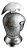 Capacete Medieval Elmo Cavaleiro Prateado Decorativo - Imagem 8