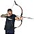 Arco e Flecha Mongol Funcional 16lbs Marrom Recurvo - Imagem 2