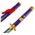Katana De Led  Enma Roxa Zoro One Piece - Imagem 6