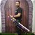 Cinto Para Três Katanas Em Couro - Imagem 10