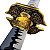 Katana Yamato De Vergil DMC 5 Com Tsuba Dourada E Bainha - Imagem 3