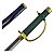Espada Gryphon Katana Shanks O Ruivo One Piece em Aço - Imagem 1
