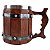 Caneca De Resina Estilo Barril Viking Chopp 400ML Medieval - Imagem 4