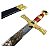 Espada Medieval Rei Davi E Salomão em Aço - Imagem 7