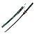 Katana Onimaru Kunitsuna Valorant Verde Em Aço - Imagem 9