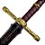 Espada Reta do Lordsworn Elden Ring em Aço - Imagem 4