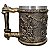 Caneca Medieval Cavaleiro De Batalha 400ml - Imagem 1