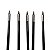 Kit 5 Flechas De Carbono 30'' Ponta Fixa Para Arco e Flecha - Imagem 4