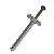 Espada Minecraft Iron Sword Impressão 3D - Imagem 1