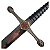 Espada Medieval Templários Cruz de Malta - Imagem 4