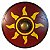 Escudo a Guerra dos Rohirrim Sol Vermelho Colecionável - Imagem 1