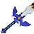 Espada Master Sword The Legend Of Zelda Tears of the Kingdom Impressão 3d - Imagem 4