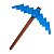 Picareta Azul Minecraft Impressão 3d - Imagem 1