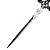 Espada Caveira Skull Cruz De Malta Decorativa Com Suporte - Imagem 6