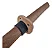 Boken De Madeira Cumaru Com Tsuba De Couro 101cm Para Treino - Imagem 4