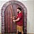 Espada Medieval Longa De Madeira Cumaru Waster Vermelha HEMA 120cm - Imagem 2