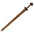 Espada Viking de Madeira Cumaru Para Treino Artes Marciais 82cm - Imagem 1