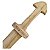 Espada Viking de Madeira Cumaru Para Treino Artes Marciais 80cm - Imagem 3