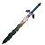 Espada Zelda Master Sword Of The Kingdom Decorativa Em Aço - Imagem 1