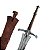 Espada Grande das Ruínas Ruins Greatsword - Elden Ring em Aço - Imagem 8