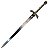 Espada Cavaleiro Banido Banished Knight Greatsword - Elden Ring em Aço - Imagem 1