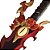 Adaga Demon King Dagger Solo Leveling Decoração E Coleção - Imagem 6