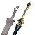 Espada Xiphos Moonlight Genshin Impact Em Aço - Imagem 1